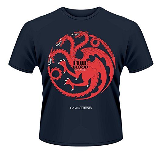 Game of Thrones Fire and Blood T-Shirt (Parallel Import)