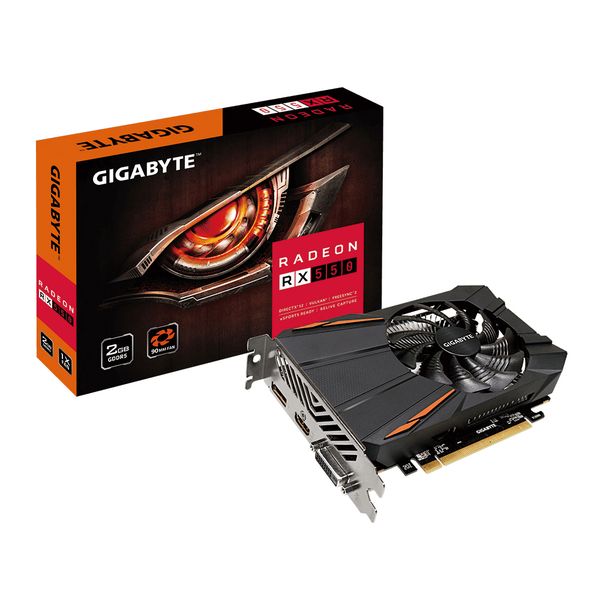 Gigabyte Radeon RX550 D5 2G Graphics Card