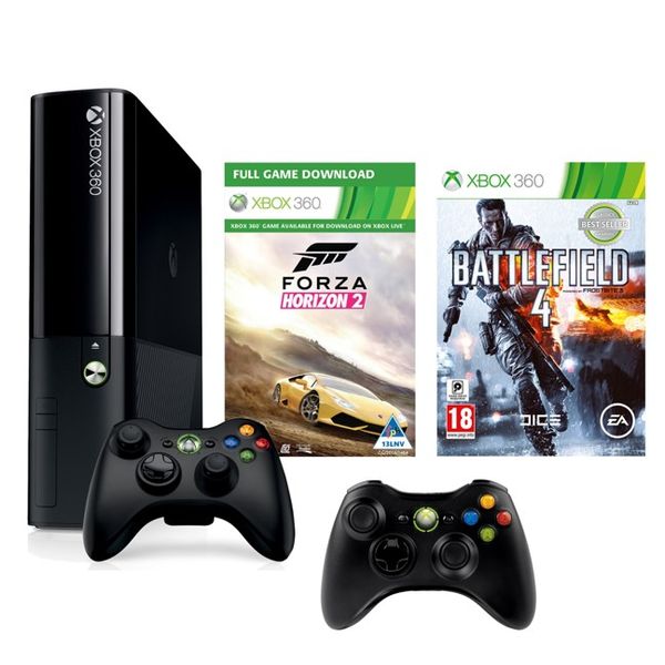 Xbox 360 500GB + Forza Horizon 2 DLT + Battlefield 4 + WC (Xbox 360)