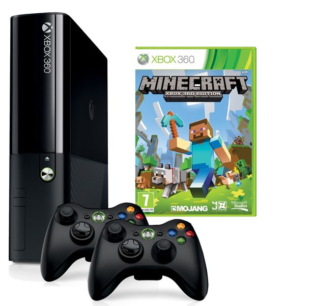 Xbox 360 500GB + Minecraft + Wireless Controller (Xbox 360)