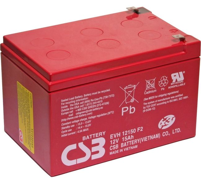 12V 15 A/H Deep Cycle Battery