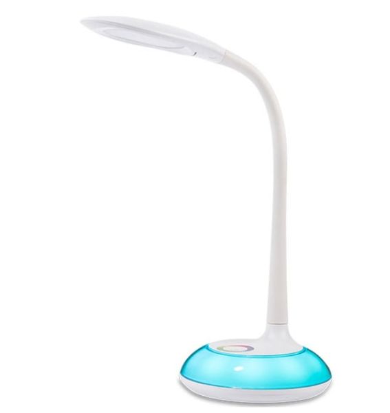 Sunlit LED Desk Lamp with RGB Night Light
