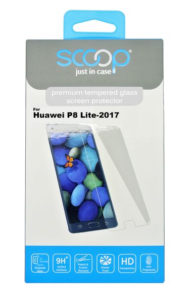 Scoop Tempered Glass for Huawei P8 Lite 2017