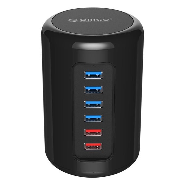 Orico 4 Port USB3.0 2 x Charging Ports Ultra-Mini Hub