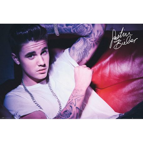 Justin Bieber Couch Poster Buy Online In South Africa Takealot Com
