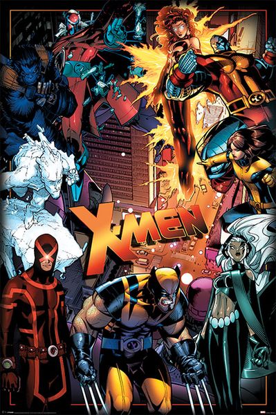 XMen Characters Poster