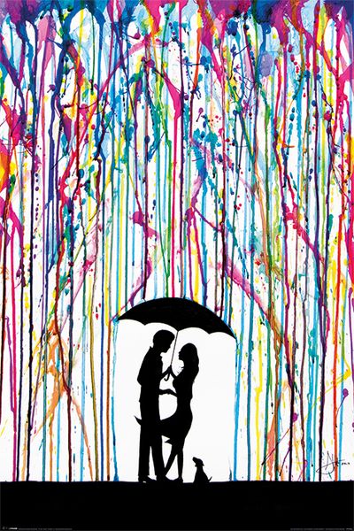 Marc Allante Raining Colour Poster