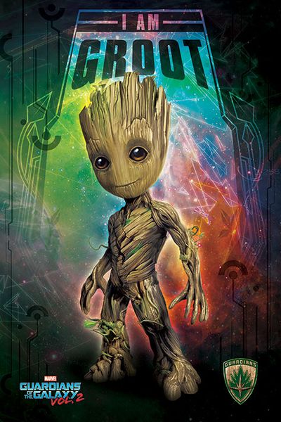 Marvel Guardians of the Galaxy I am Groot Poster