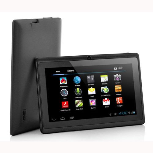 7 inch Android Tablet PC with Bluetooth and Camera - Black