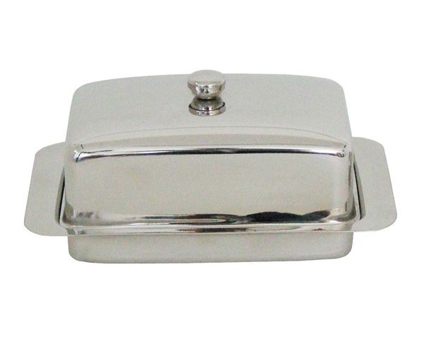 Steel King Stainless Steel Rectangular Butter Dish
