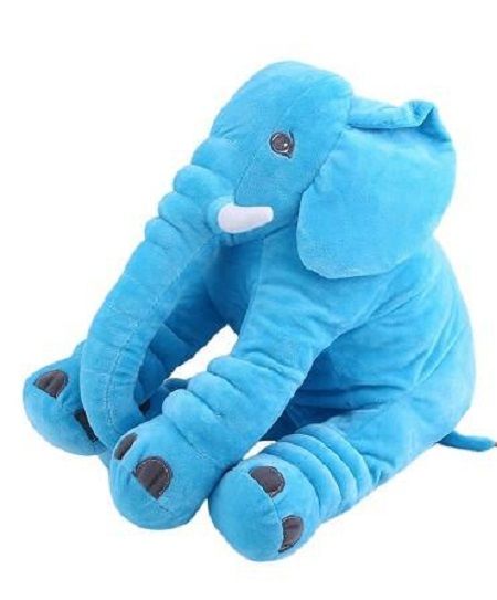 Elephant Pillow - Blue (Size: S)