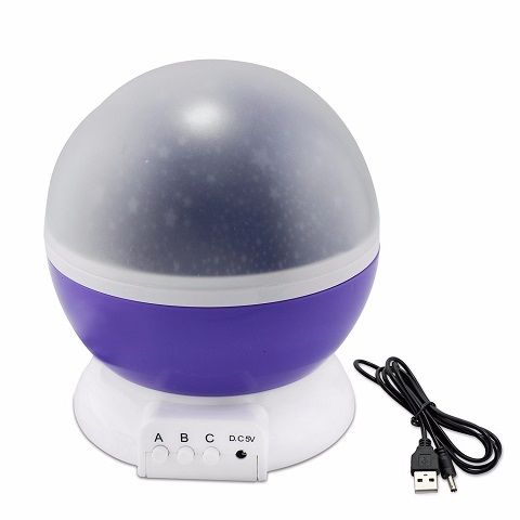 Baby Night Light Star Projector - Violet