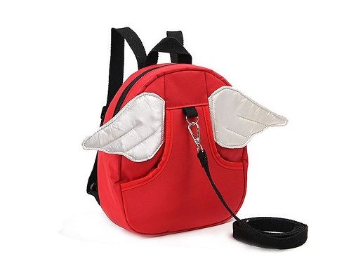 Kids Safety Harness Backpack - Red
