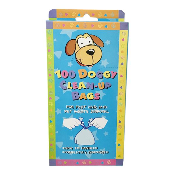 Plastic Dog Clean Up 100 Disposable Bags - Pack of 3