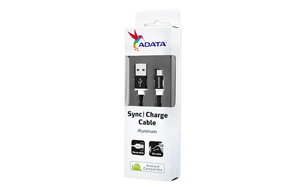 Adata Android Sync and Charge Cable - Black