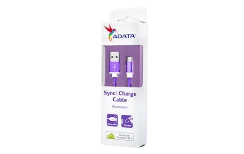 Adata Android Sync and Charge Cable - Purple
