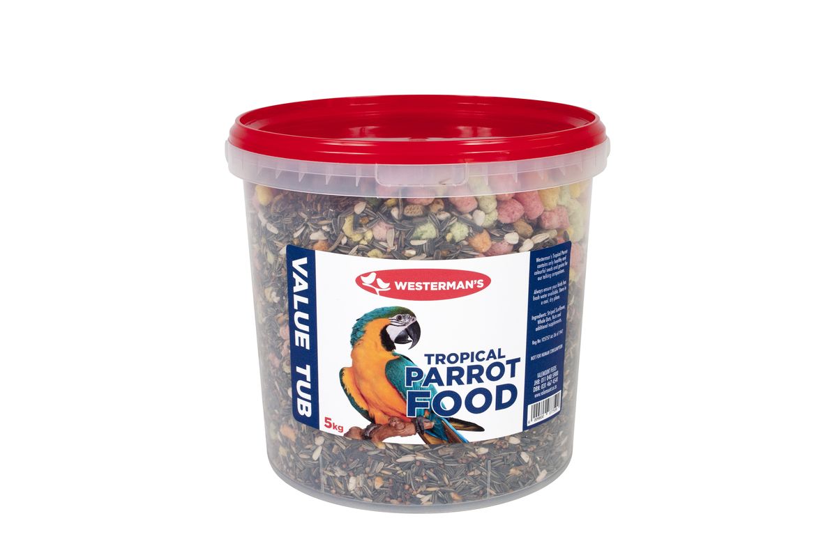 tropical parrot food