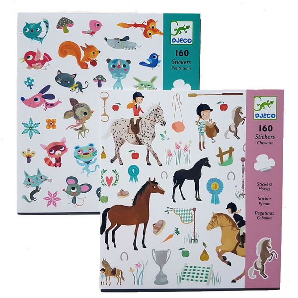 Djeco Horses &amp; Small Friends Stickers