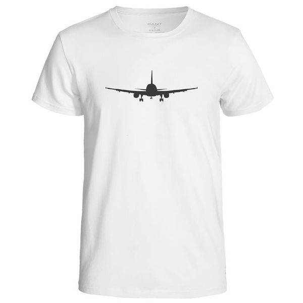 Qtees Africa Aeroplane White Mens T-Shirt