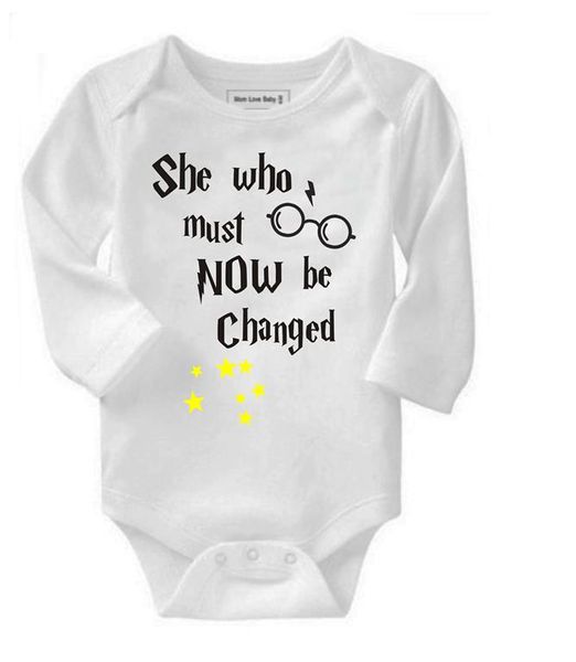 Qtees Africa She Who Must Now Be Changed Long Sleeve Baby Grow