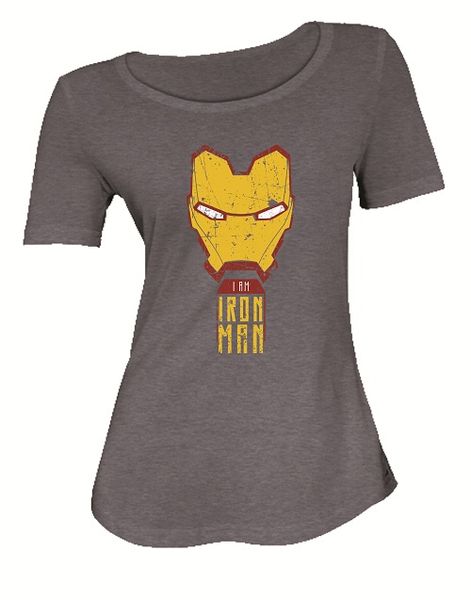 Marvel I Am Iron Man Ladies T-Shirt