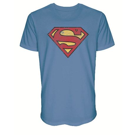 Melankoli Overskyet Henstilling DC Superman Logo Blue T-Shirt | Buy Online in South Africa | takealot.com