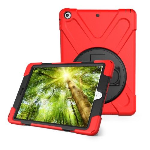Tuff-Luv Armour Jack Case Stand and Strap for iPad 10.5 (2017) - Red
