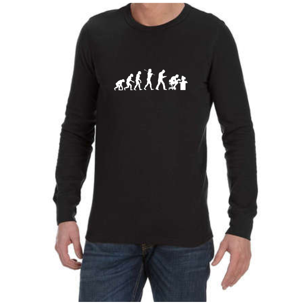 Juicebubble Gamer Evolution Long Sleeve Shirt - White (Size: 4XL)