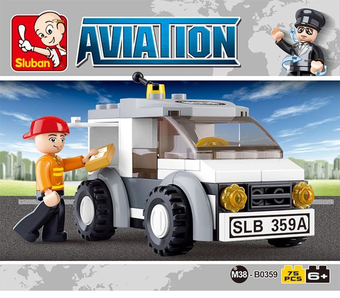 Sluban Aviation Express Car - 75 Pieces