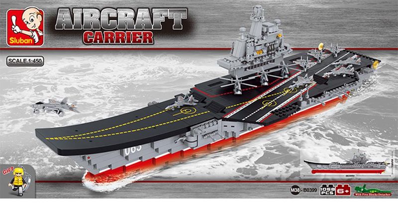 Sluban Aircraft Carrier - 1058 Pieces