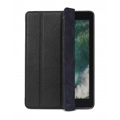 Decoded Leather Slim Cover for Apple iPad (2017 version) - Black