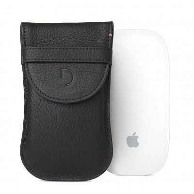 Decoded Leather Pouch for Apple Magic Mouse 2 - Black