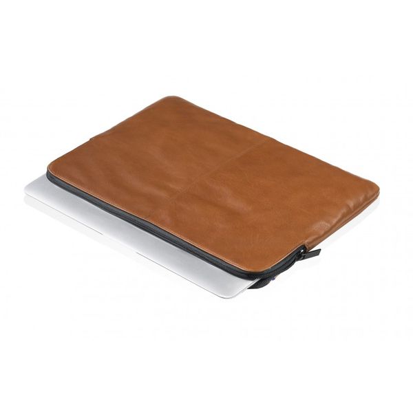 Decoded Leather Slim Sleeve For Macbook 12"/Air 11" - Brown