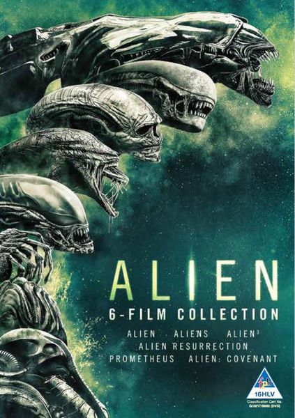 Alien Boxset - Alien, Aliens, Aliens 3, Resurrection, Prometheus, Covenant (DVD)
