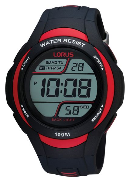 Lorus Mens Digital Sports Watch - R2307EX9