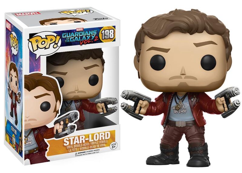 Funko Pop Vinyl Bobble-Head Marvel Guardians Of The Galaxy 2 - Star-Lord