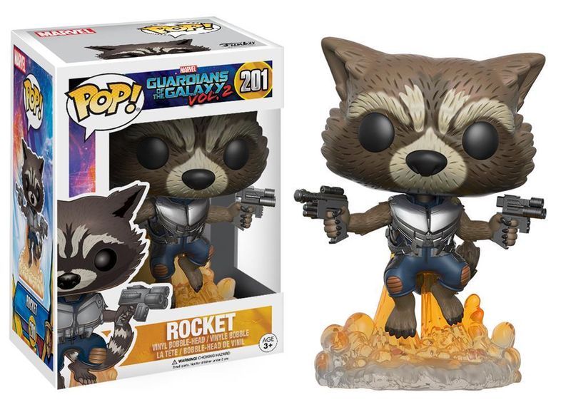 Funko Pop Vinyl Bobble-Head Marvel Guardians Of The Galaxy 2 - Rocket