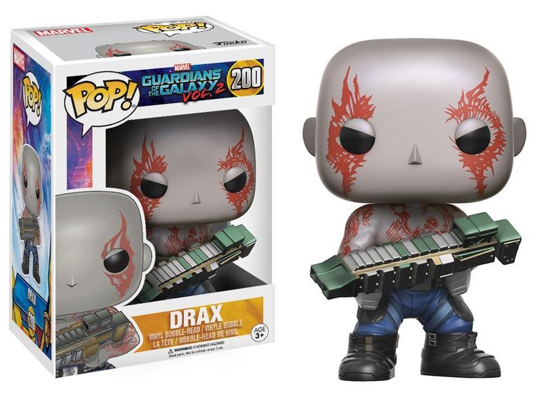 Funko Pop Vinyl Bobble-Head Marvel Guardians Of The Galaxy 2 - Drax