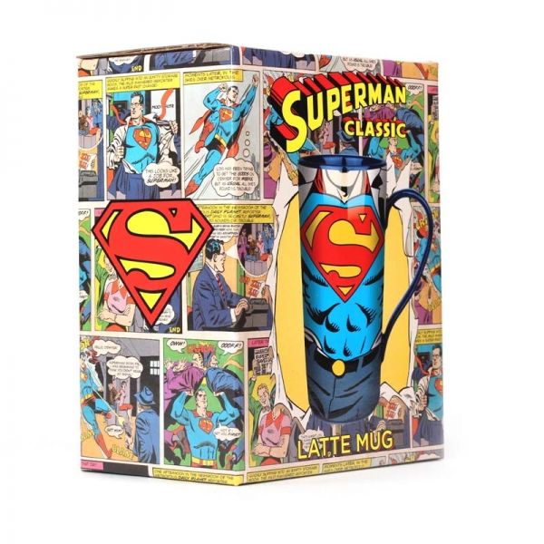 Superman Super Strength Boxed Latte Mug
