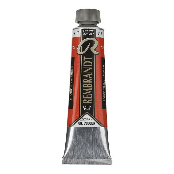 Rembrandt Oil 40ml - Transparent Red Medium