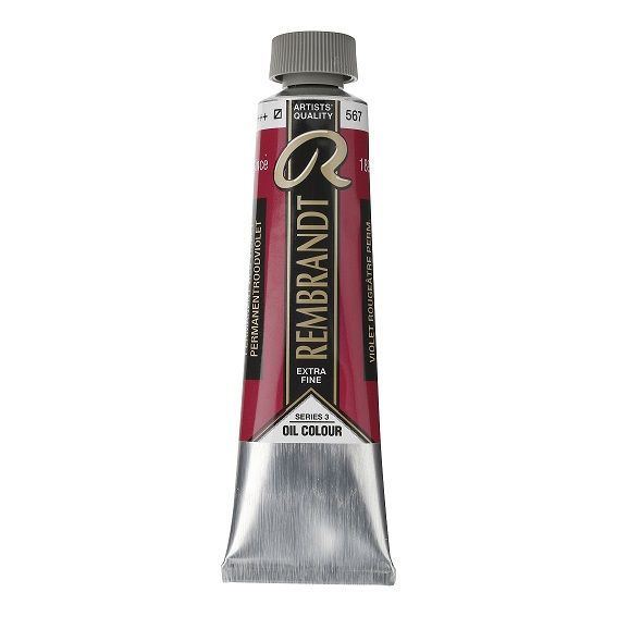 Rembrandt Oil 40ml - Permanent Red Violet