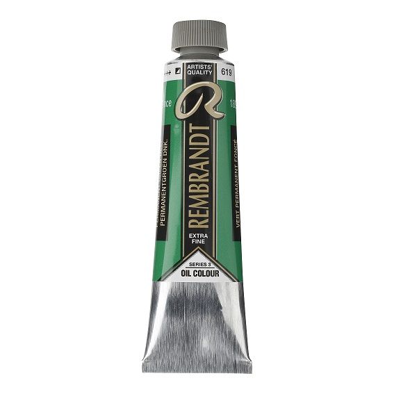 Rembrandt Oil 40ml - Permanent Green Deep