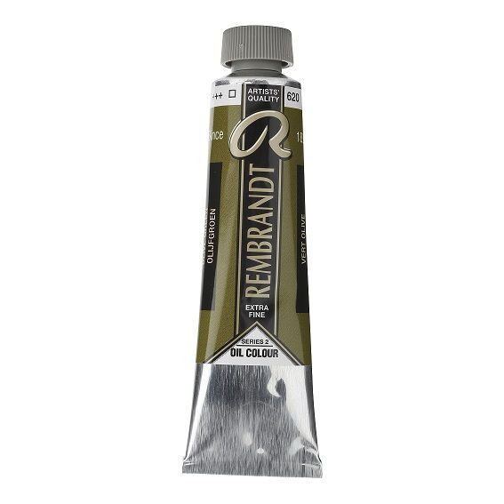 Rembrandt Oil 40ml - Olive Green