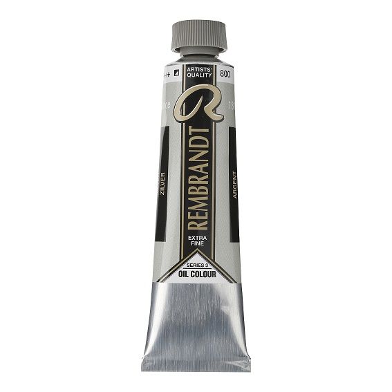 Rembrandt Oil 40ml - Silver