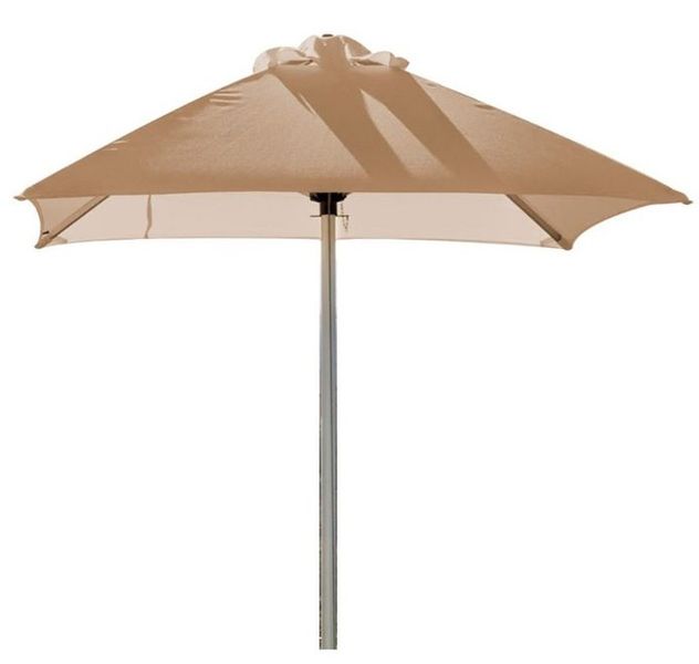 Woodline - Square 2.5m Aluminium - Beige