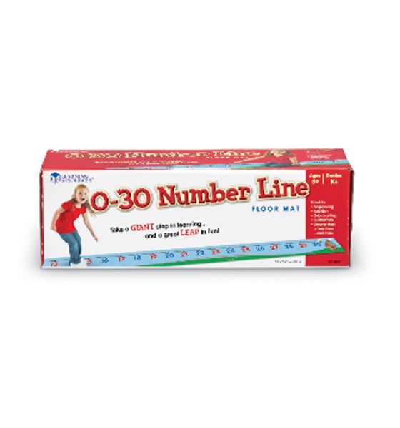 Learning Resources 0-30 Number Line Floor Mat