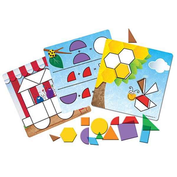 Learning Resources Shapes Don't Bug Me Geometry Activity Set