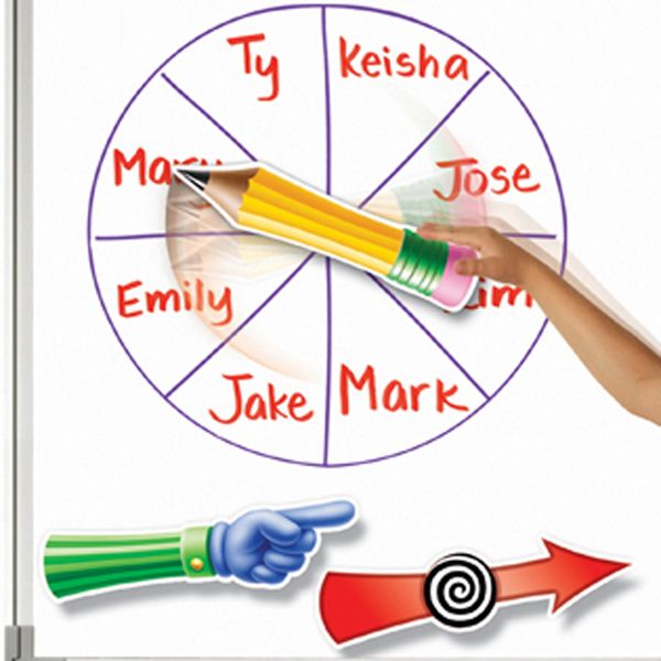 Learning Resources Spinzone Magnetic Whiteboard Spinners (Set of 3)