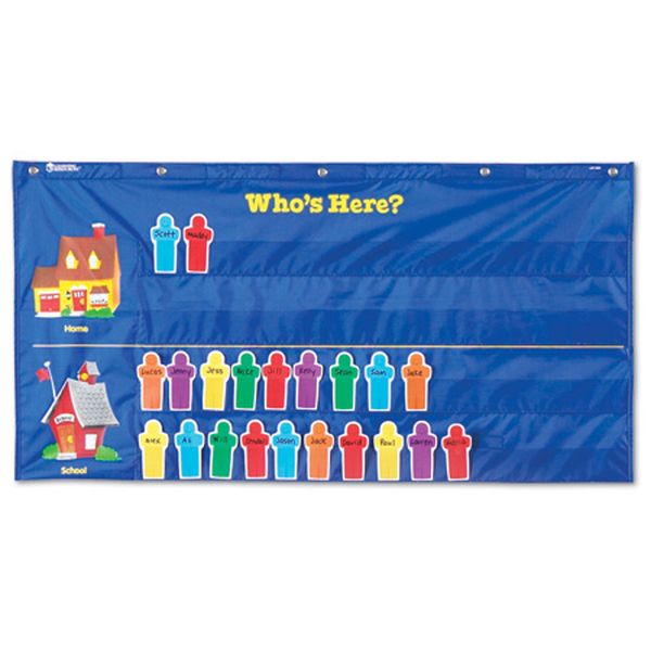 Learning Resources Attendance Pocket Chart