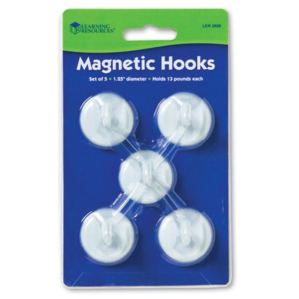 Learning Resources Magnetic Hooks - Set of 5